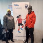 Kumwenda, Mzinza in England for FIFA Guardians Safeguarding course