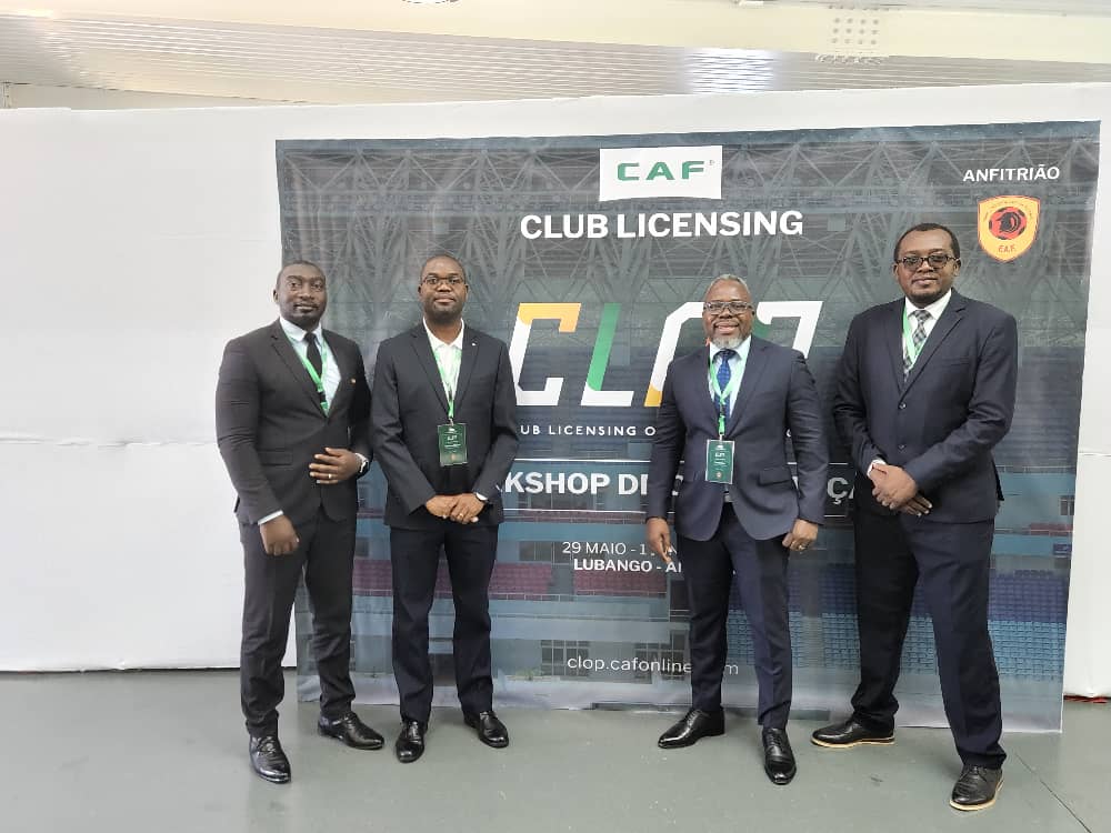 FAM delegation in Angola for  CAF CL online platform workshop